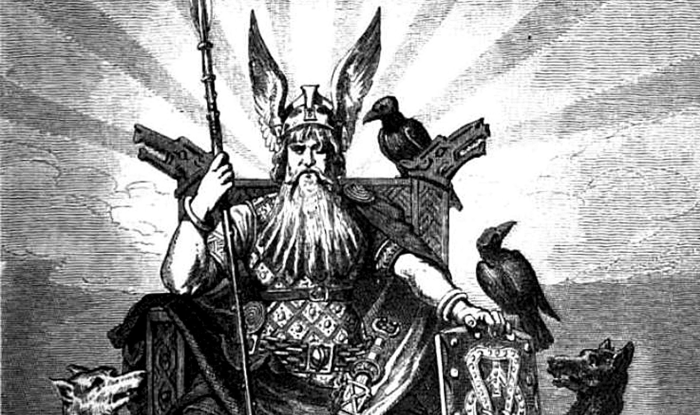Бог ч русскими. Бог Скандинавии Вотан. Водан Бог германцев. Один Верховный Бог скандинавской мифологии. Один Бог викингов.